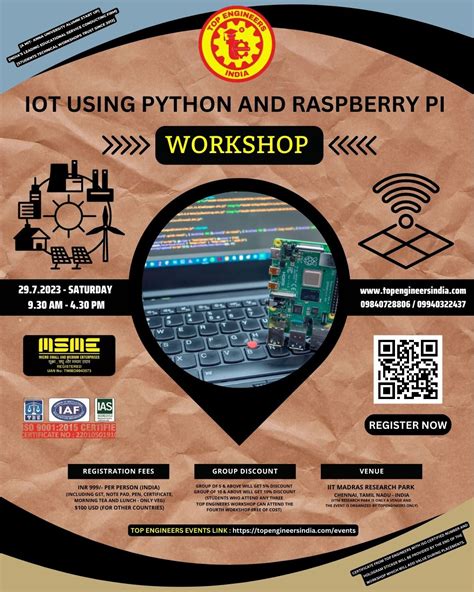 Iot Using Python And Raspberry Pi Workshop 2023 Top Engineers