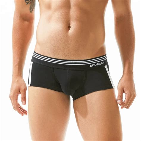 B Xer El Stico Sexy Para Hombre Ropa Interior Ntima De Tiro Bajo