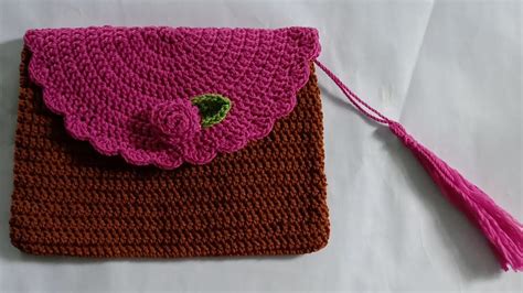 Merajut Tas Tangan Cantik Crochet Handbag Youtube