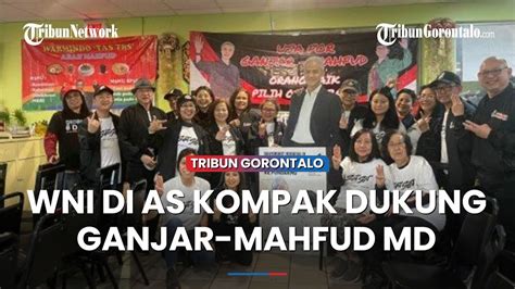 Wni Di Amerika Serikat Kompak Dukung Ganjar Mahfud Salam Jari Youtube