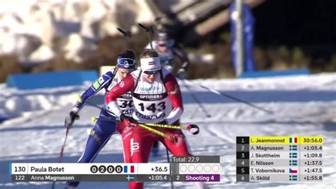 Biathlon Présaison le résumé de l individuel femmes