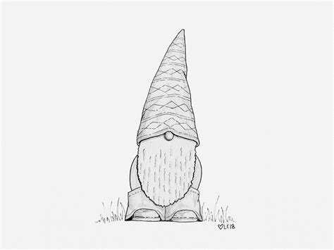 Gnome Drawing At Explore Collection Of Gnome Drawing