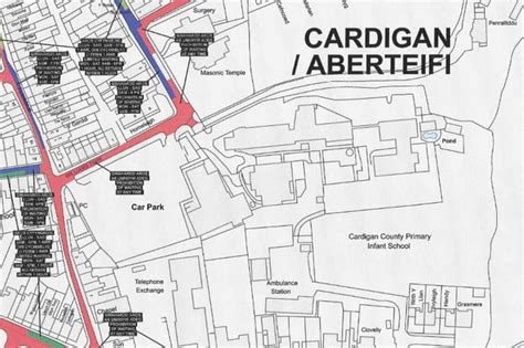 aberystwyth aberaeron cardigan   quay covid pandemic road  pavement