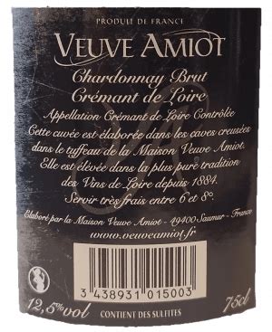 Cr Mant De Loire Chardonnay Veuve Amiot Saumur