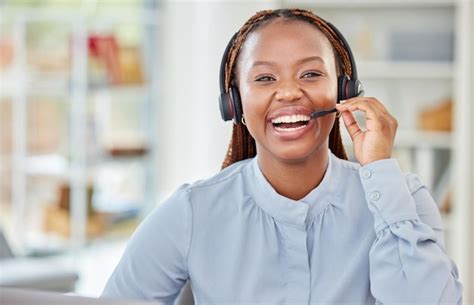 Call Center De Sucesso E Atendimento Ao Cliente Mulher Negra