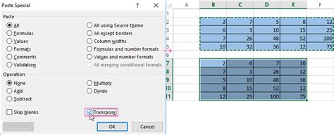 Functions For Working With A Matrix In Excel