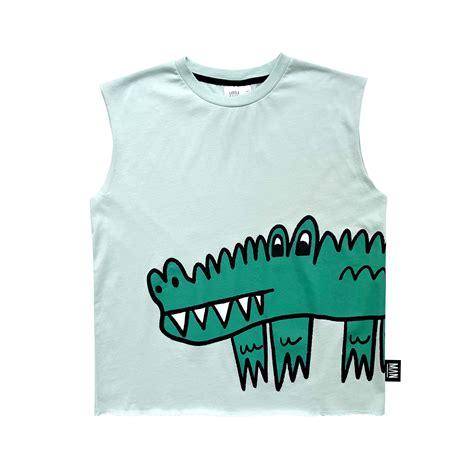 crocodile kids tank for children | ethical | timeless | Little Man Happy