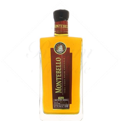 Montebello 10 ans Brut de Fût Batch 2 45 1 Rhum Attitude