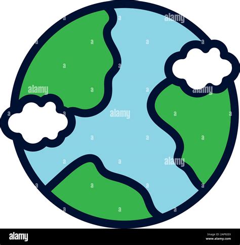 World Save Conservation Ecology Environment Icon Vector Illustration