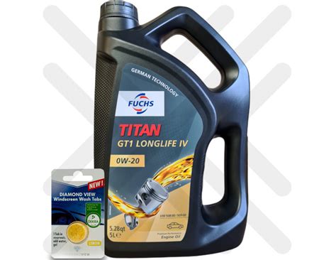 Fuchs Titan GT1 LL IV C5 VW508/509 0W-20 Engine Oil 5 Litres 5L ...