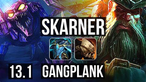 Skarner Vs Gp Top 2112 12m Mastery 400 Games Euw Diamond