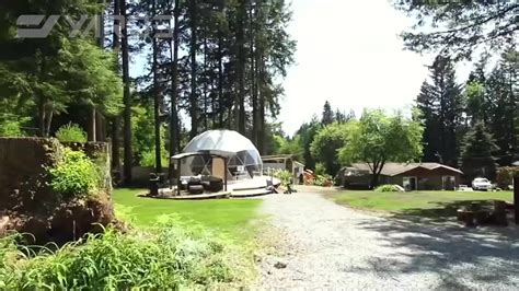 M Diameter Outdoor Hotel Dome House Glamping Geodesic Dome Tent With