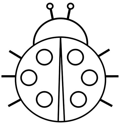 Desenho Para Colorir Joaninha - Desenhos de Joaninha para colorir - Bora Colorir