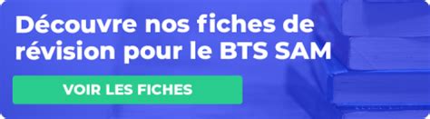 BTS SAM programme matière épreuves et infos Guide