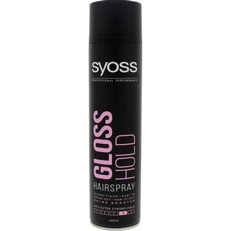 Syoss Glossing Hold Hair Spray 400ml Patistas Cosmetics