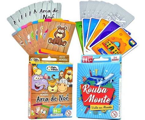 Kit Com Jogo De Cartas Infantil Para Se Divertir Em Família - PAIS ...