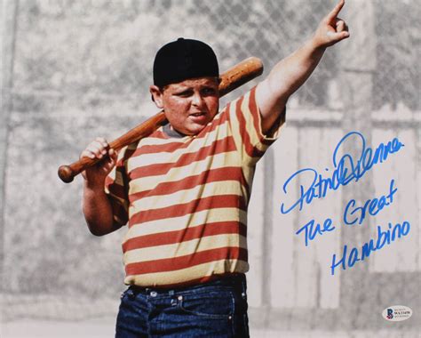 Patrick Renna Signed The Sandlot 11x14 Photo Inscribed The Great