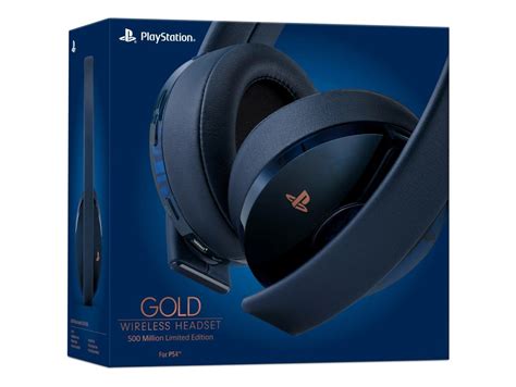 Sony PlayStation Gold Wireless Headset 500 Million Limited Edition (Б/У ...