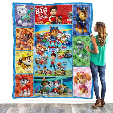 Paw Patrol Blanket Paw Patrol For Kids Blanket Paw Patrol T Comfy