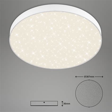 Plafonnier Led Flame Star Cm Blanc Luminaire Fr