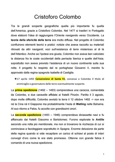 Manuale Dalla Scoperta Dell America Al Cristoforo Colombo Tra Le