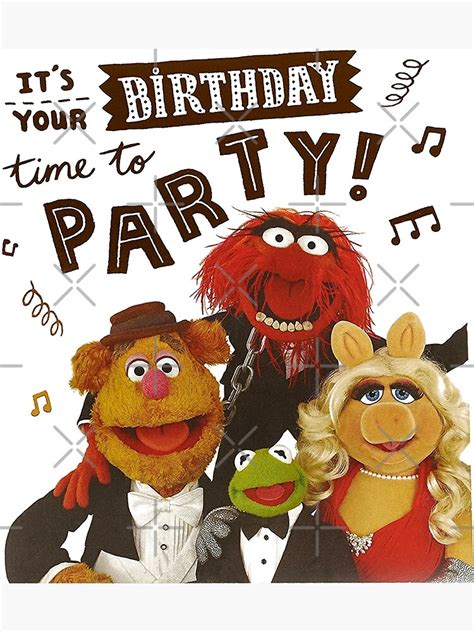 "The Muppets Birthday" Poster for Sale by TaraSquires | Redbubble