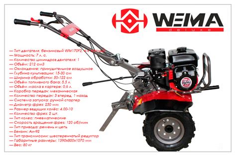 Мотоблок WEIMA WM900M-3: подробный обзор, плюсы и минусы китайских ...