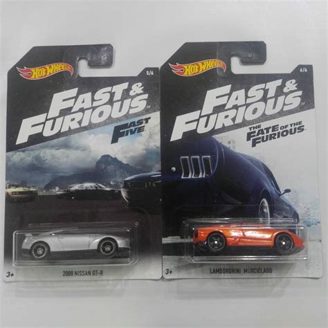 Mattel Hot Wheels Fast Furious 6 pack Set Cast Car 興趣及遊戲 玩具 遊戲類 Carousell