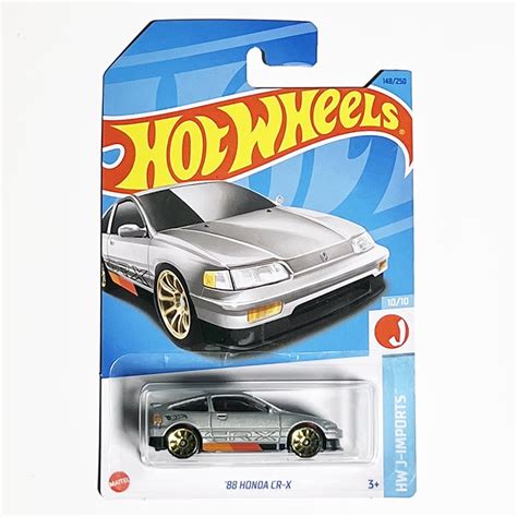 Hot Wheels 2023 88 Honda CR X Sliver HW J Imports Walmart
