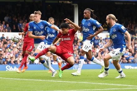 Luis Diaz Liverpool Shoots Towards Goal Editorial Stock Photo - Stock ...