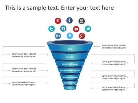 3D Funnel PowerPoint Template