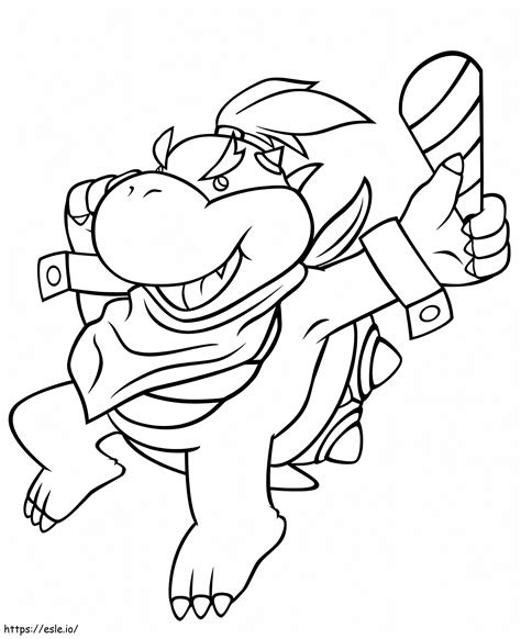 Bowser Jr. coloring page
