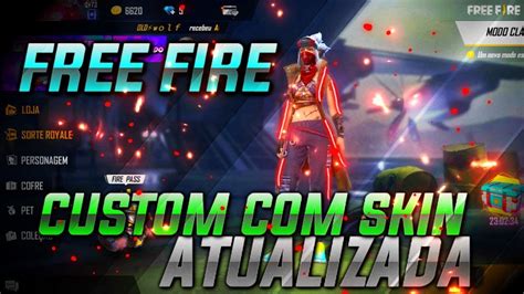 Saiu Nova Custom Skin Ultra Lite Para Free Fire Jogue Free Fire