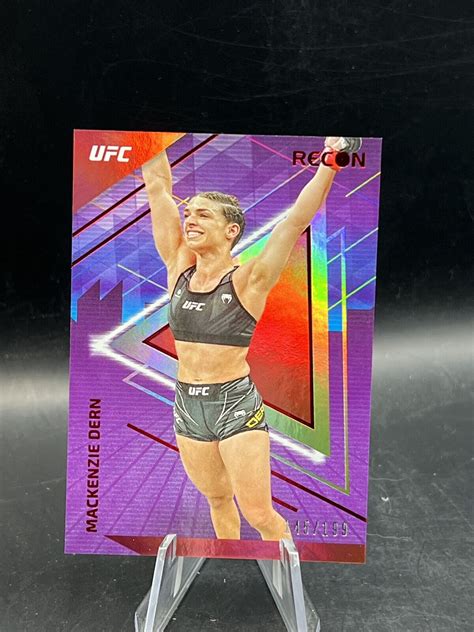 2022 Panini Chronicles Recon UFC Mackenzie Dern Red 199 225 EBay