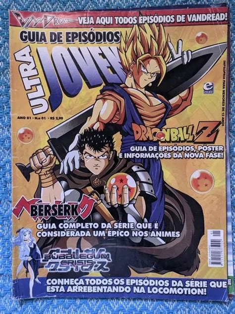 Revista De Anime Ultra Jovem Guia De Episódios Sem Pôster Livros E Revistas Barra Do Jucu