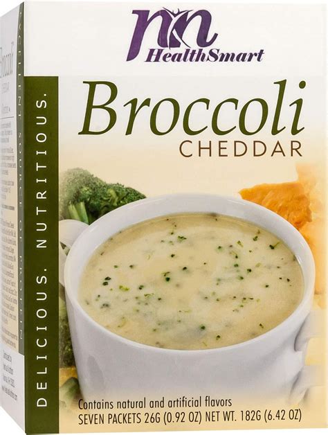 Healthsmart High Protein Broccoli Cheddar Soup 15g Protein Low Calorie Low Carb