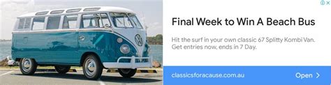 Vw Splitty Kombi Van Classics For A Cause Ad Bigdatr