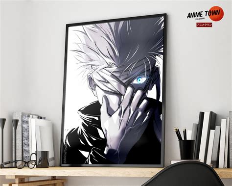 Jujutsu Kaisen Satoru Gojo Six Eyes Poster Poster – Anime Town Creations