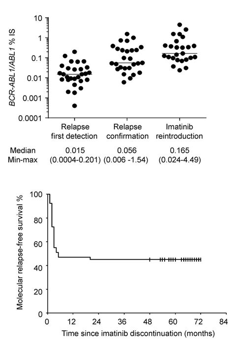 Evolution Of Bcr Abl1 Transcripts In Relapsing Patients And Molecular Download Scientific