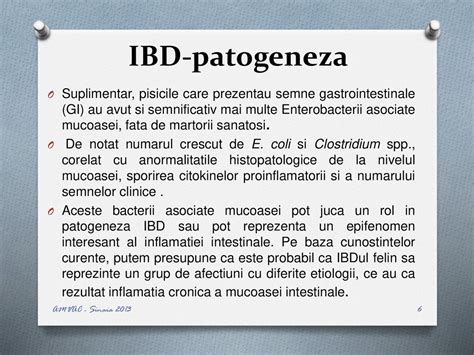 Boala Inflamatorie Idiopatica Intestinala La Pisica Ppt Carregar