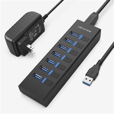 Jeswo Hub Usb Puertos Multi Usb Hub Con Interruptor