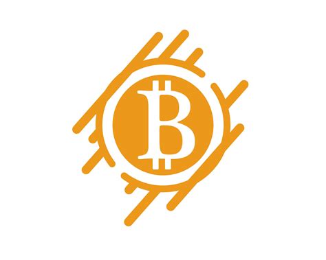 bitcoin logo vector template  vector art  vecteezy