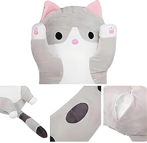 Cat Plush Toy Long Cotton Cute Cat Doll Plush Toy Soft Cotton Stuffed