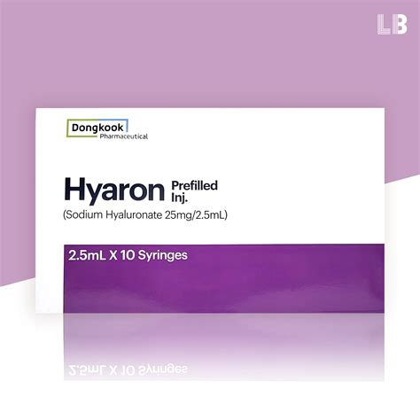 Hyaron First Inj Prefilled Korea Sodium Hyaluronate Mg Ml