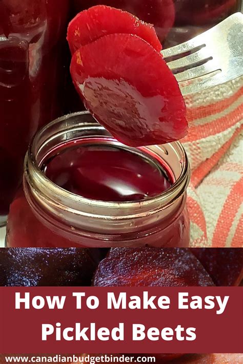 How To Make The Easiest Pickled Beets Canadian Budget Binder