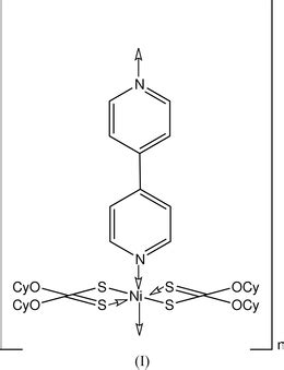 IUCr catena Poly bis O O dicyclohexyl dithiophosphato κ2S S