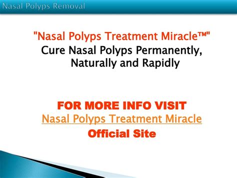 How To Remove Nasal Polyps Naturally Without Surgery