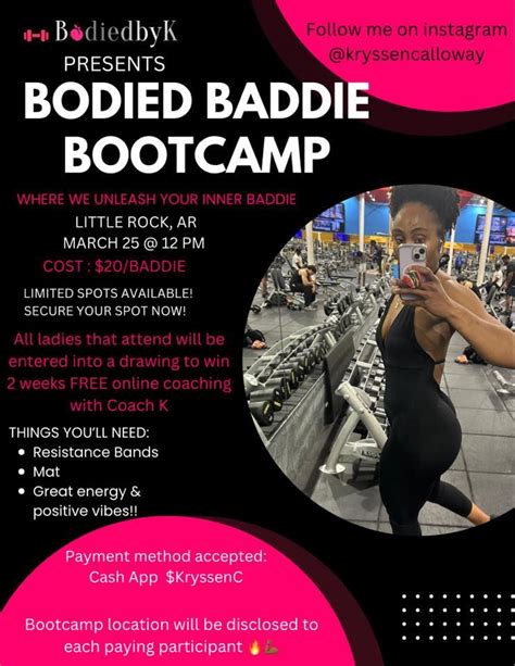 Bodied Baddie Bootcamp Arkansas Jonesboro 25 March 2023