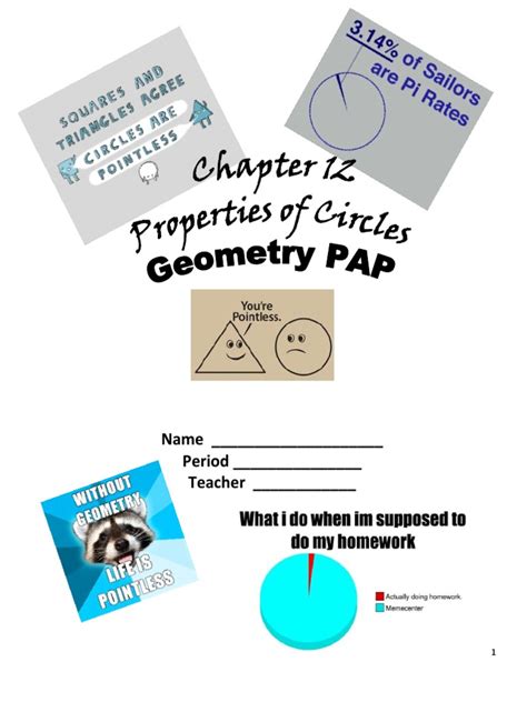 Properties of Circle | PDF | Circle | Radius 