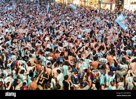 Buenos Aires Argentina December Happy Argentine Football